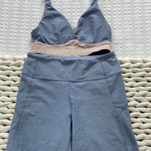 Outdoor Voices Biker Top and Shorts Set